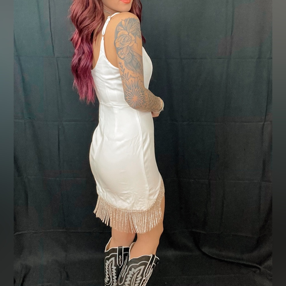 White Martini Dress